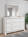 Altyra White LED Upholstered Panel Youth Bedroom Set - Gate FurnitureYouth Bedroom Set