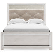 Altyra White LED Upholstered Panel Youth Bedroom Set from Ashley - Lara Furniture