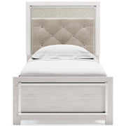 Altyra White LED Upholstered Panel Youth Bedroom Set from Ashley - Lara Furniture