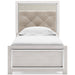 Altyra White LED Upholstered Panel Youth Bedroom Set - Gate FurnitureYouth Bedroom Set