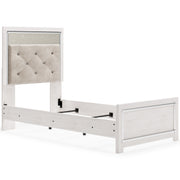 Altyra White LED Upholstered Panel Youth Bedroom Set from Ashley - Lara Furniture