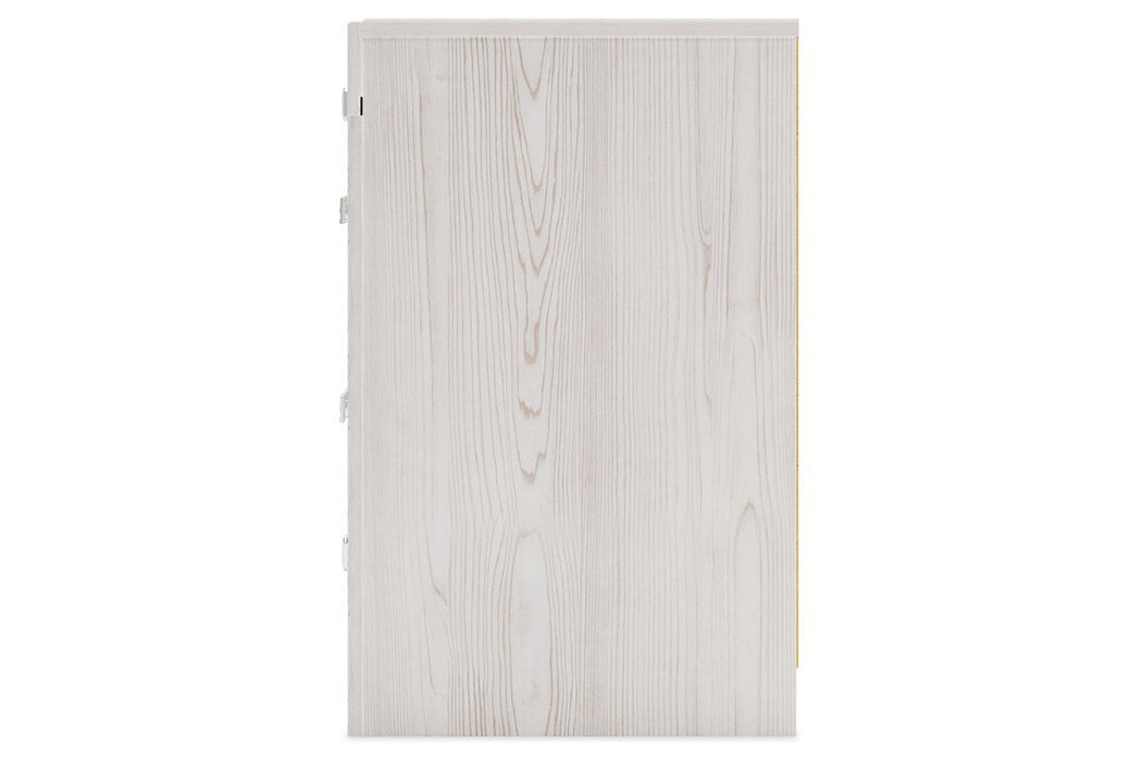 Altyra White Nightstand - Gate FurnitureNightstand