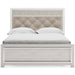 Altyra White Queen Panel Bed - Gate FurnitureQueen Bed