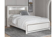 Altyra White Queen Panel Bookcase Bed - Gate FurnitureQueen Bed