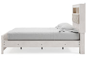 Altyra White Queen Panel Bookcase Bed - Lara FurnitureQueen Bed