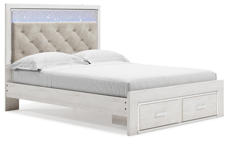 Altyra White Queen Storage Bed, Chest and 2 Nightstands - B2640B68
