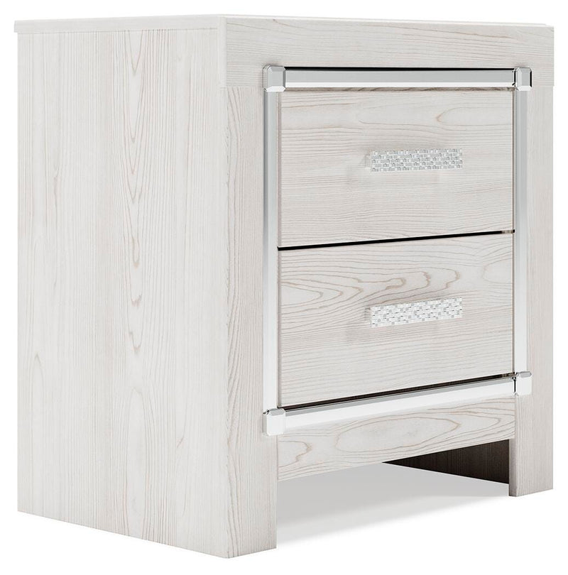 Altyra White Queen Storage Bed, Chest and 2 Nightstands - B2640B68