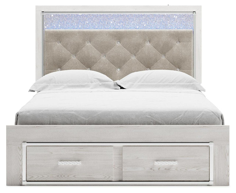 Altyra White Queen Storage Bed, Dresser and Chest - B2640B64