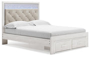 Altyra White Queen Storage Bed, Dresser Mirror, Chest and 2 Nightstands - B2640B72