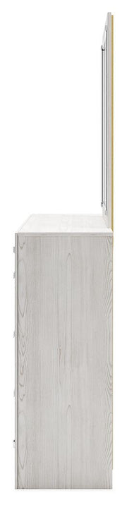 Altyra White Queen Storage Bed, Dresser Mirror, Chest and 2 Nightstands - B2640B72
