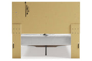 Altyra White Queen Upholstered Storage Bed - Lara FurnitureQueen Bed
