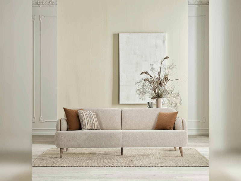 Alvin Convertible Sofa in Cream - 200-ELI-ALV-P8-02-3