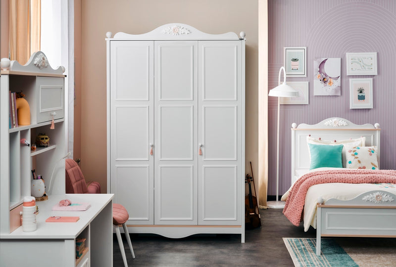 Alya 3 Door Wardrobe - 145-ALY-WRD-3