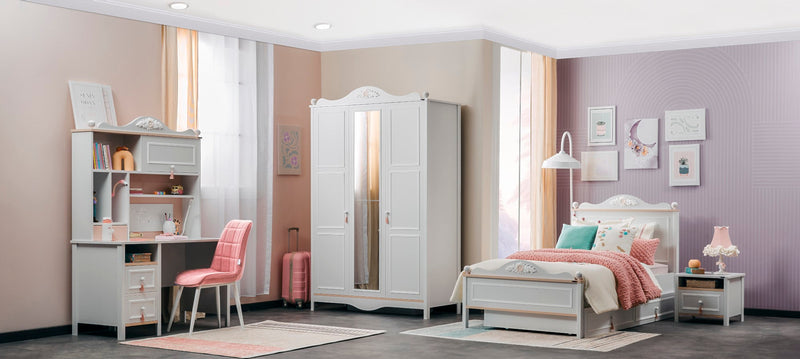 Alya 3 Door Wardrobe - 145-ALY-WRD-3