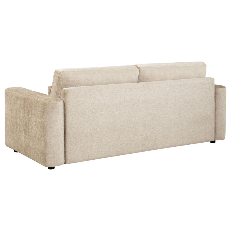 Amador 2-piece Chenille Upholstered Track Arm Sofa Set Camel - 511231-S2