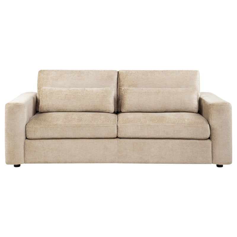 Amador Chenille Upholstered Track Arm Sofa Camel - 511231