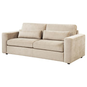 Amador Chenille Upholstered Track Arm Sofa Camel - 511231