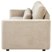 Amador Chenille Upholstered Track Arm Sofa Camel - 511231