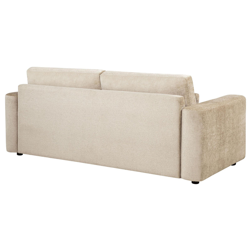 Amador Chenille Upholstered Track Arm Sofa Camel - 511231