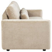 Amador Chenille Upholstered Track Arm Sofa Camel - 511231