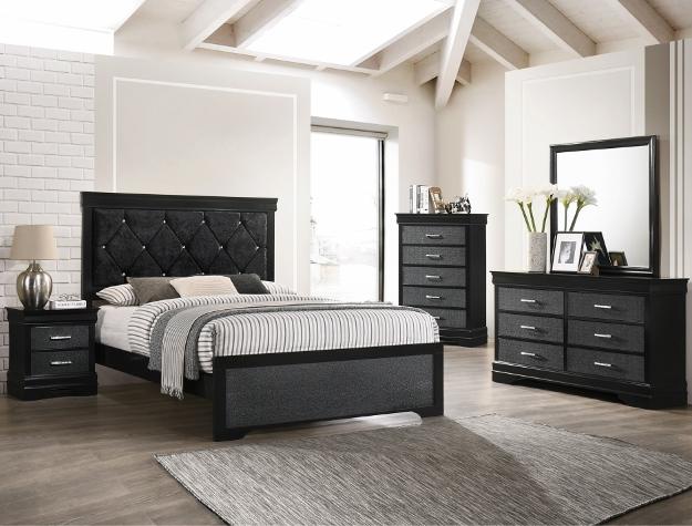 Amalia Black Chest - Lara FurnitureChest