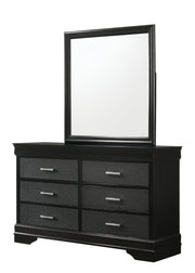 Amalia Black Panel Bedroom Set - Lara FurnitureBedroom Set