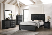 Amalia Black Panel Bedroom Set - Lara FurnitureBedroom Set