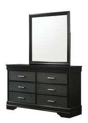 Amalia Black Panel Youth Bedroom Set - Lara FurnitureYouth Bedroom Set