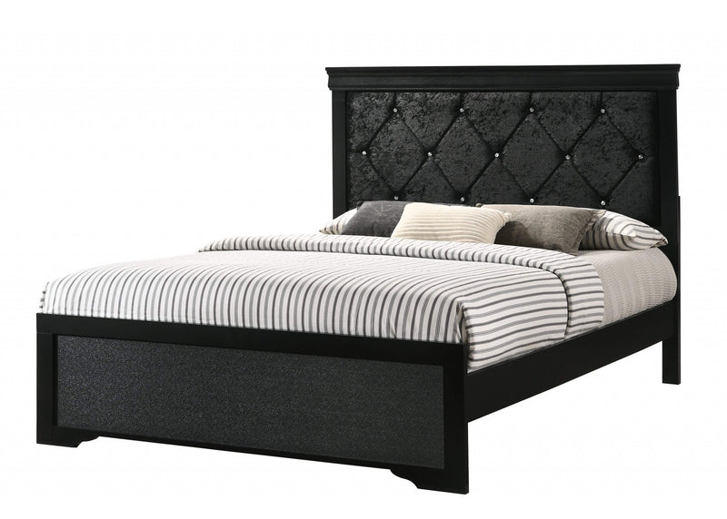 Amalia Black Panel Youth Bedroom Set - Lara FurnitureYouth Bedroom Set