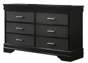 Amalia Black Panel Youth Bedroom Set - Lara FurnitureYouth Bedroom Set