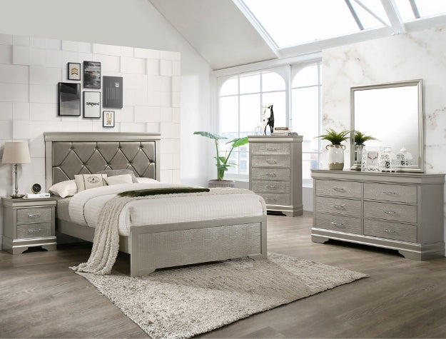 Amalia Gold Twin Headboard/Footboard - B6910-T-HBFB