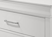 Amalia White Upholstered Panel Bedroom Set - Lara FurnitureBedroom Set