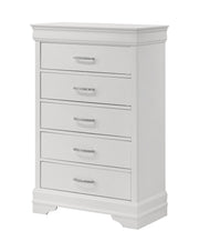 Amalia White Upholstered Panel Bedroom Set - Lara FurnitureBedroom Set