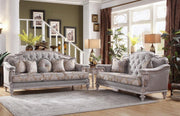 Amancio Antique White Living Room Set - Lara FurnitureLiving Room Set