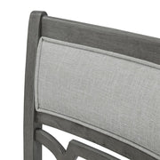 Amara - 6PC Gray Dining Set. Dining Table, 4 Chairs & Bench 6PC/CTN - D332-6PC-Set