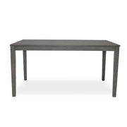 Amara - 6PC Gray Dining Set. Dining Table, 4 Chairs & Bench 6PC/CTN - D332-6PC-Set