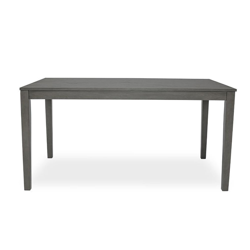 Amara - 6PC Gray Dining Set. Dining Table, 4 Chairs & Bench 6PC/CTN - D332-6PC-Set