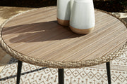 Amaris Outdoor Dining Table and 4 Chairs in Brown/Black - Gate FurnitureDining Room Set