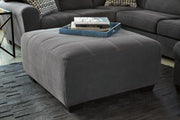 Ambee Slate 3-Piece Sectional with Ottoman from Ashley - Lara Furniture