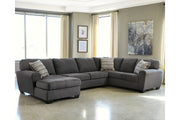 Ambee Slate 3 - Piece LAF Chaise Sectional - Lara FurnitureSectional