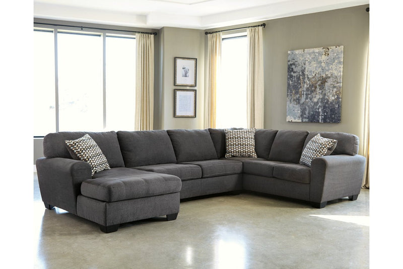 Ambee Slate 3 - Piece LAF Chaise Sectional - Lara FurnitureSectional