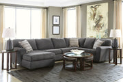 Ambee Slate 3 - Piece LAF Chaise Sectional - Lara FurnitureSectional