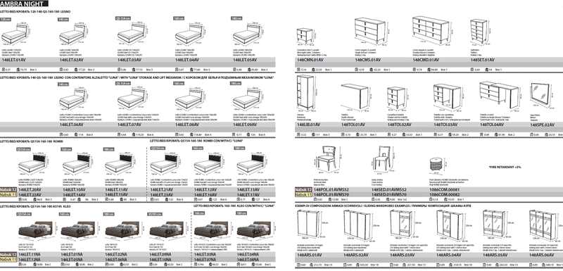 Ambra Bedroom Set - Lara Furniture