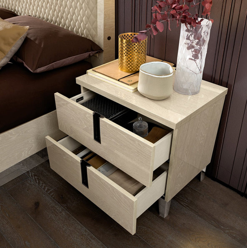 Ambra Nightstand - Lara FurnitureNightstand