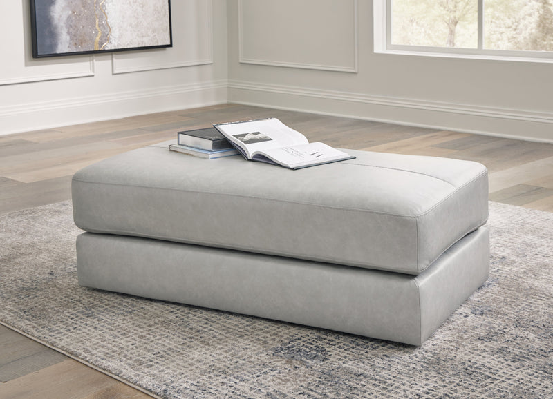 Amiata Glacier 2-Piece Sectional with Ottoman from Ashley - Lara Furniture
