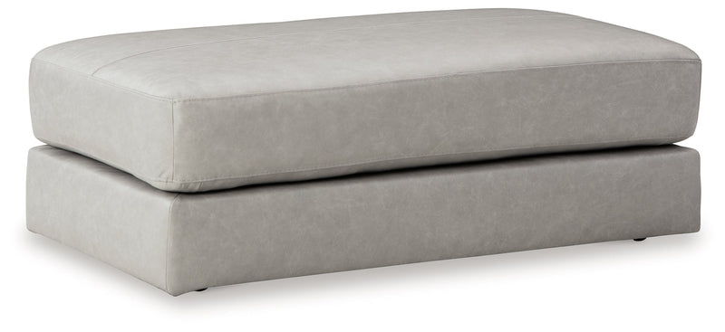 Amiata Glacier 2-Piece Sectional with Ottoman from Ashley - Lara Furniture
