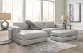 Amiata Glacier Leather 2 - Piece LAF Sectional - Gate FurnitureSectional