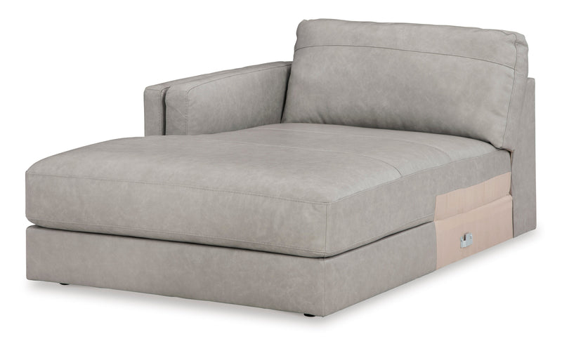 Amiata Glacier Leather 2 - Piece LAF Sectional - Lara FurnitureSectional