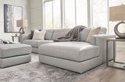 Amiata Glacier Leather 2 - Piece RAF Sectional - Lara FurnitureSectional