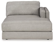 Amiata Glacier Right-Arm Facing Corner Chaise - 5740417